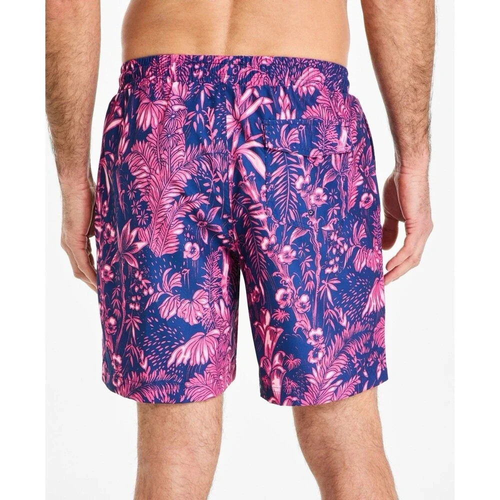 Club Room Men's Tropical Toile Drawstring 7